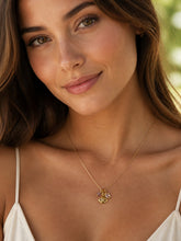 Load image into Gallery viewer, Sapphire & Evil Eye Necklace