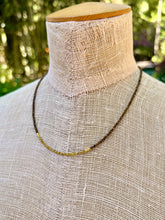 Load image into Gallery viewer, Golden Spectrum Diamond Necklace with Chrysoberyl