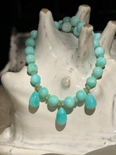 Load image into Gallery viewer, Andean Opal Beaded Necklace with Drops