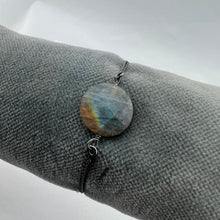 Load image into Gallery viewer, Faceted Labradorite Bracelet