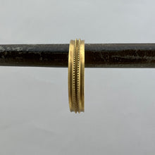 Load image into Gallery viewer, 18k Gold Double Bead Band Ring