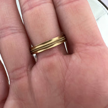 Load image into Gallery viewer, 18k Gold Double Bead Band Ring