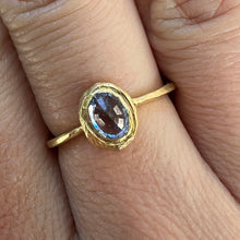 Load image into Gallery viewer, Oval Blue Sapphire Ring