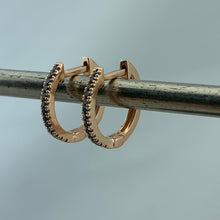 Load image into Gallery viewer, Diamond Hoops