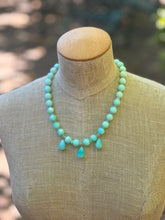Load image into Gallery viewer, Andean Opal Beaded Necklace with Drops

