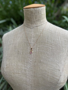 3 Charm Rose Gold Necklace