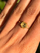 Load image into Gallery viewer, Diamond Slice Ring in 22K &amp; 18K Gold | 0.34 Carat Natural Diamond
