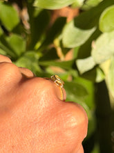 Load image into Gallery viewer, Diamond Slice Ring in 22K &amp; 18K Gold | 0.34 Carat Natural Diamond
