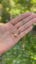 Load and play video in Gallery viewer, Gold Fill Amphora Necklace with Pearl Detail
