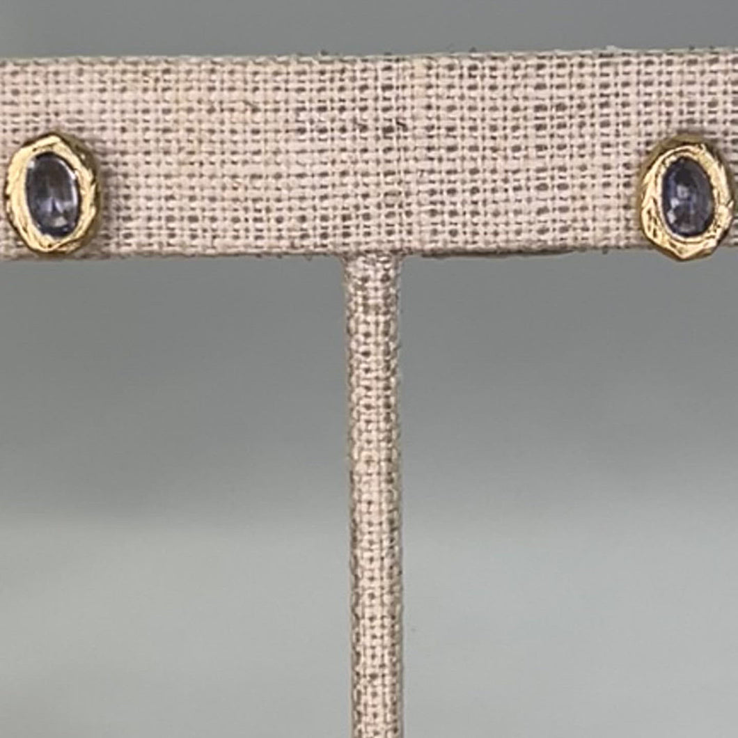 Blue Sapphire Studs