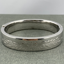 Load image into Gallery viewer, Engraved Silver Cuff
