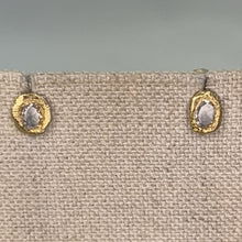 Load and play video in Gallery viewer, Diamond and Gold Stud Earrings
