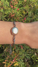 Load and play video in Gallery viewer, Triple Labradorite Adjustable Bracelet

