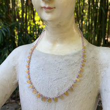 Load image into Gallery viewer, Ethiopian Opal and Pink Tourmaline Necklace
