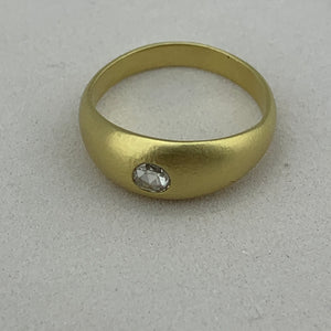 18k Rose Cut Diamond Ring