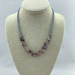 Spinel and Sapphire Necklace