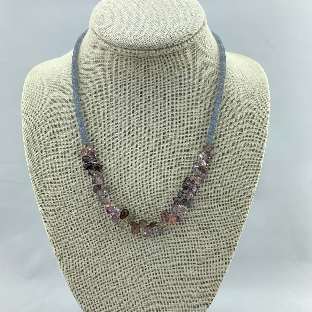 Spinel and Sapphire Necklace