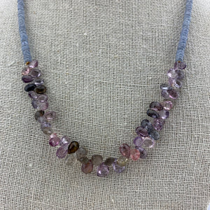 Spinel and Sapphire Necklace
