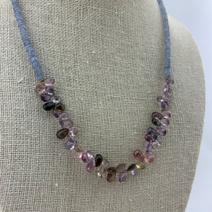Spinel and Sapphire Necklace