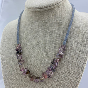 Spinel and Sapphire Necklace