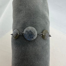 Load image into Gallery viewer, Triple Labradorite Adjustable Bracelet
