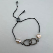 Load image into Gallery viewer, Diamond and Pearl Bracelet

