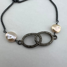 Load image into Gallery viewer, Diamond and Pearl Bracelet
