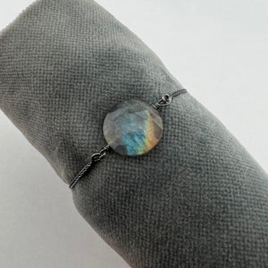 Faceted Labradorite Bracelet