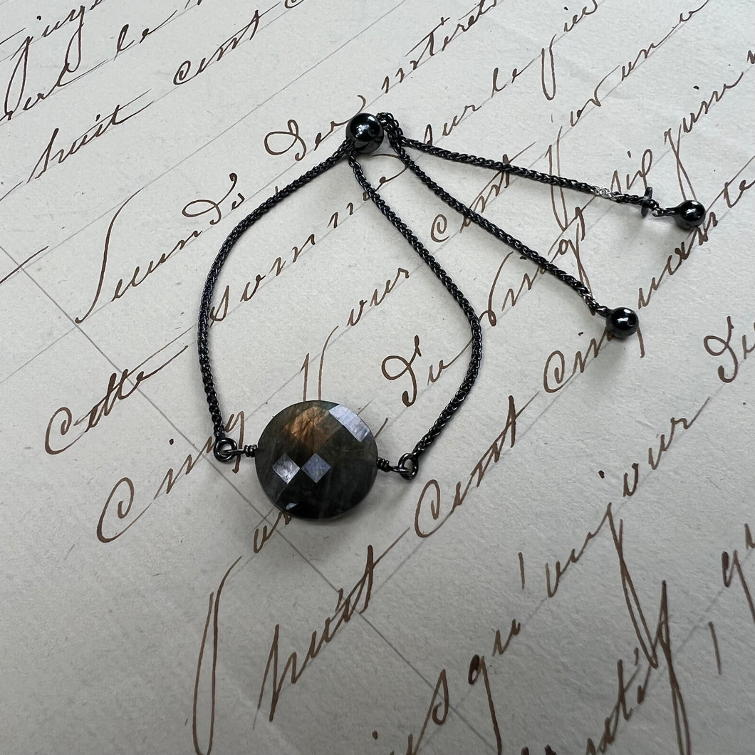 Faceted Labradorite Bracelet