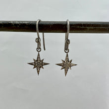 Load image into Gallery viewer, Diamond Star Earrings
