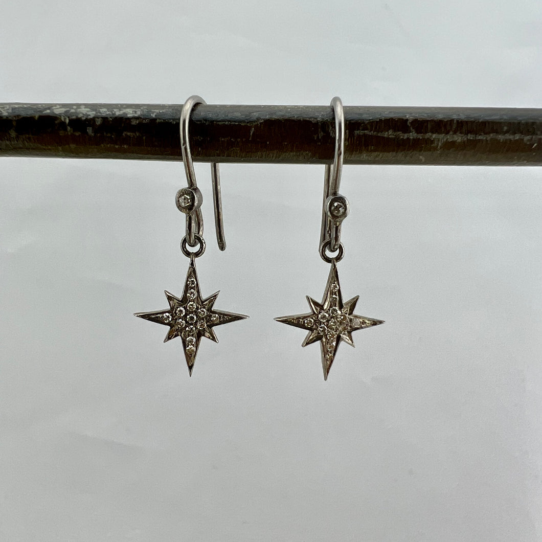 Diamond Star Earrings