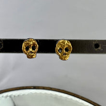 Load image into Gallery viewer, Skull with Diamonds Earrings
