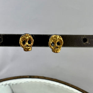 Skull with Diamonds Earrings