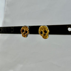 Skull with Diamonds Earrings