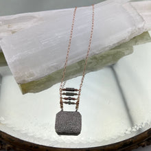 Load image into Gallery viewer, Diamond Pendant with Rose Gold

