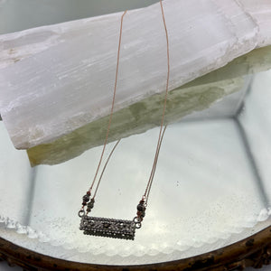 Diamond Bar Necklace