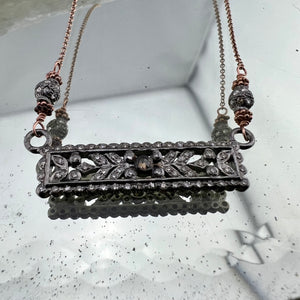 Diamond Bar Necklace