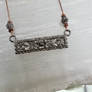 Diamond Bar Necklace