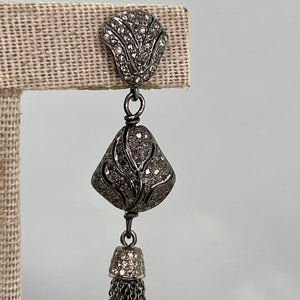 Art Deco Diamond Tassel Earrings