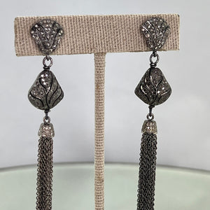 Art Deco Diamond Tassel Earrings