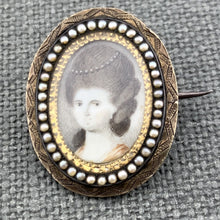 Load image into Gallery viewer, Miniature Portrait Pin
