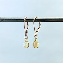 Load image into Gallery viewer, 14k Gold and Ethiopian Opal Earrings
