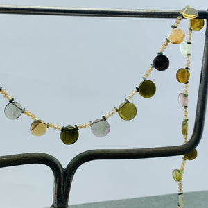 Tourmaline Necklace 18k Gold