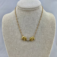 Load image into Gallery viewer, Elephant Gold Necklace

