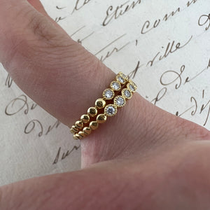 9 Diamond Half Eternity Band