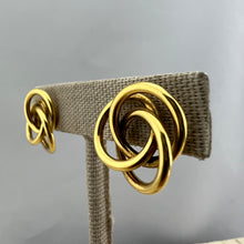 Load image into Gallery viewer, Gold Triple Circle Vintage Earrings
