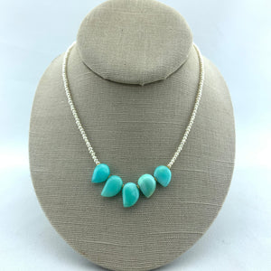 Andean Opal and Fresh Water Pearl Necklace