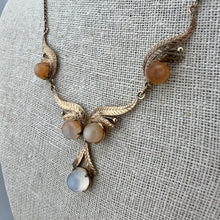 Load image into Gallery viewer, Moonstone and Rose Gold Necklace
