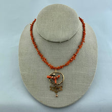 Load image into Gallery viewer, ReImagined Vintage Coral Necklace
