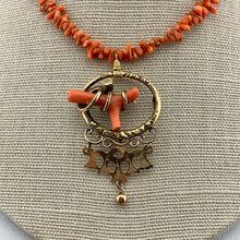 Load image into Gallery viewer, ReImagined Vintage Coral Necklace
